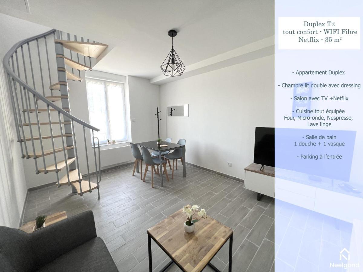 180B - Duplex T2 Tout Confort - Wifi Netflix Le Gond-Pontouvre Exterior photo